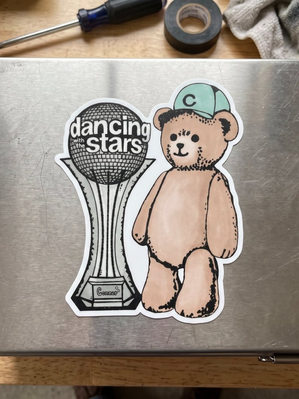 Connor Wood Sticker - Picture 1 of 5